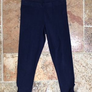 Lilly Pulitzer Maia Cropped Leggings - Navy Blue Girls Size XL (12-14)